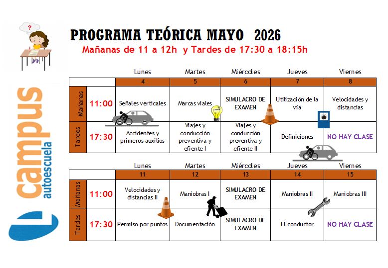 TEMARIO CLASES TEÓRICAS